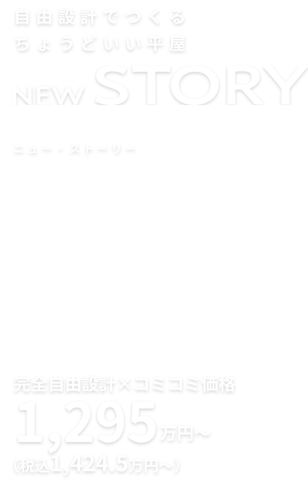 自由設計でつくる ちょうどいい平屋 NEW STORY