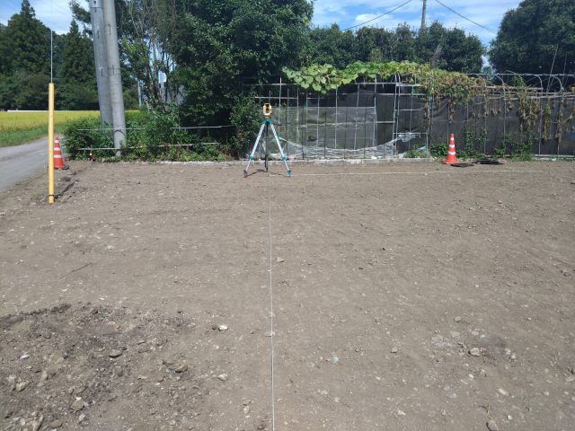 地縄張り確認のポイント　～建物の位置出し～
